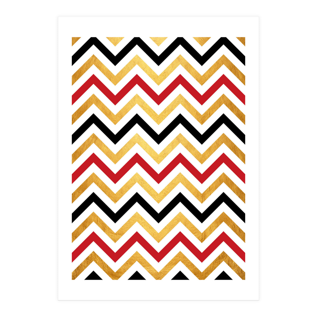 Chevron Golden II (Print Only)