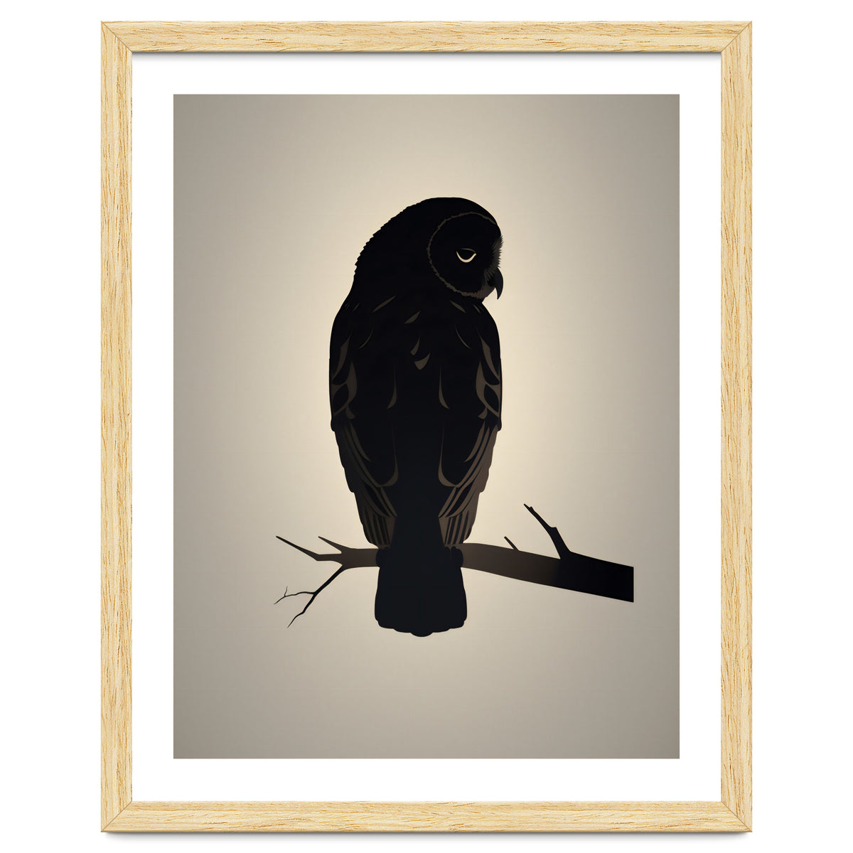 Owl Minimalist Picture