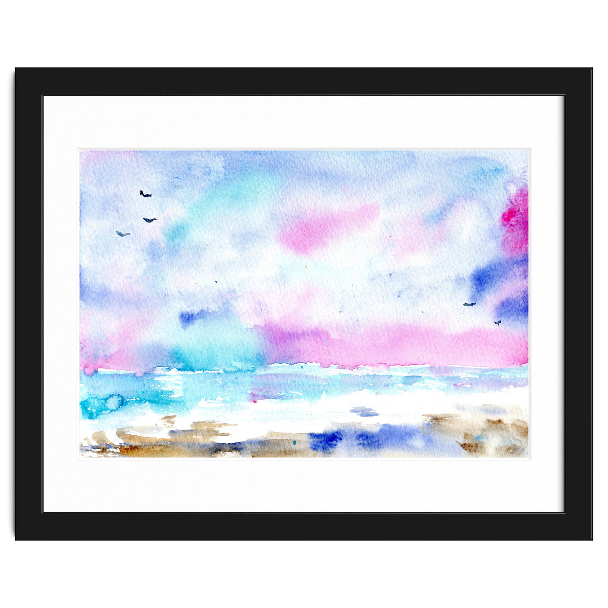 Tenderness of the sea || watercolor