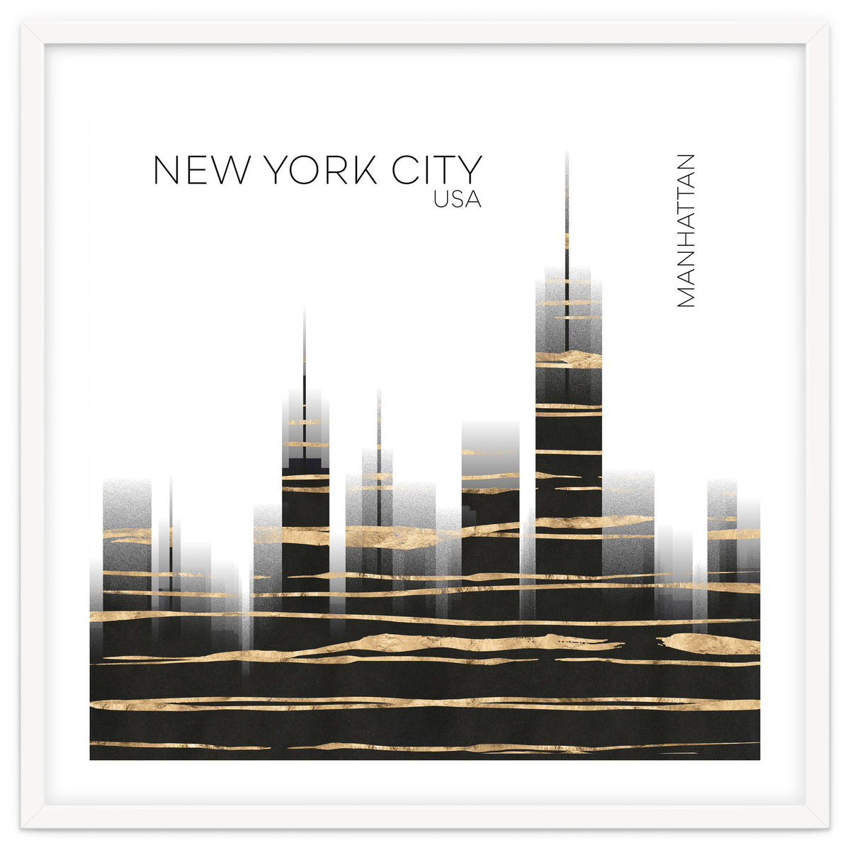 Urban Art NYC Skyline