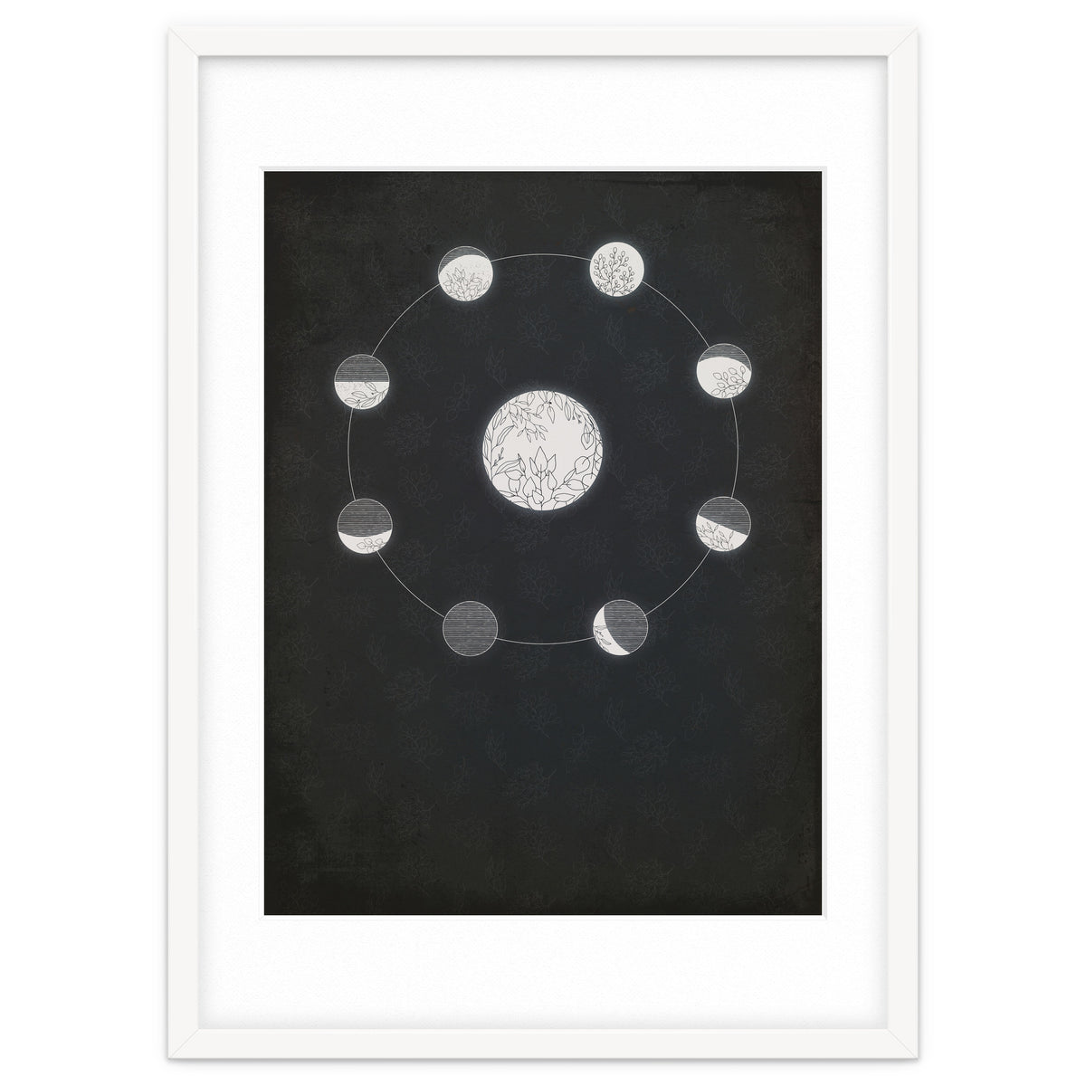 Floral moon phases