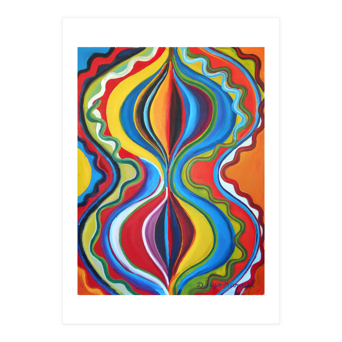 Graffiti Con Dos Centros (Print Only)