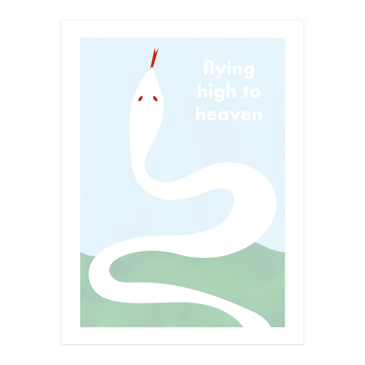 flying high to heaven (Print Only)