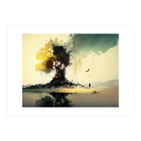 Tree Abstract Painting (Print Only) thumbnail