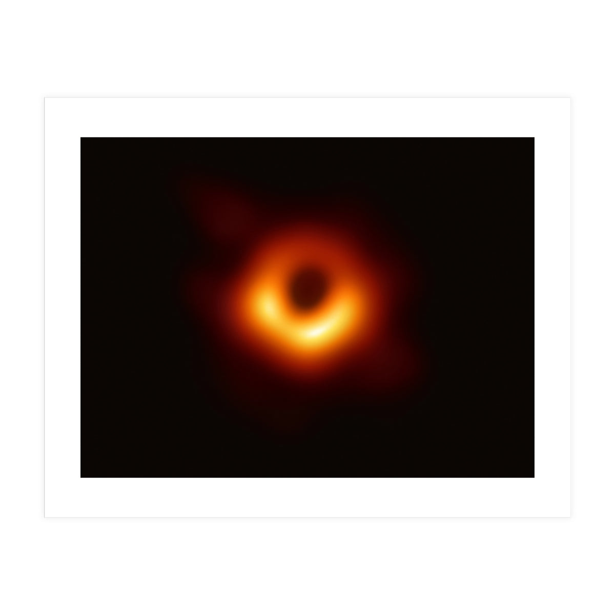 First Image of a Blackhole (Print Only)