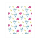Blue Bird Pattern (Print Only) thumbnail