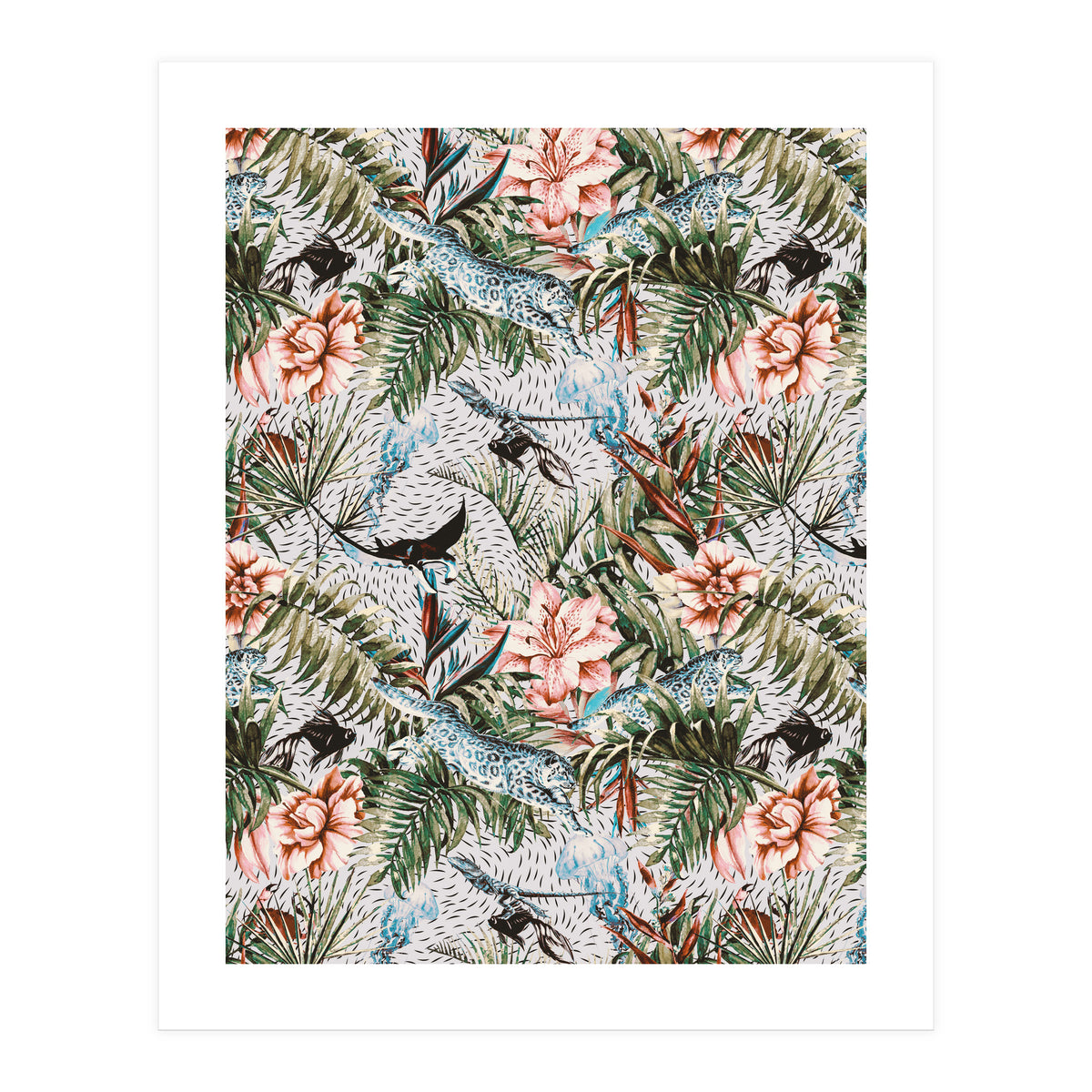 Paradisiacal flora and fauna (Print Only)