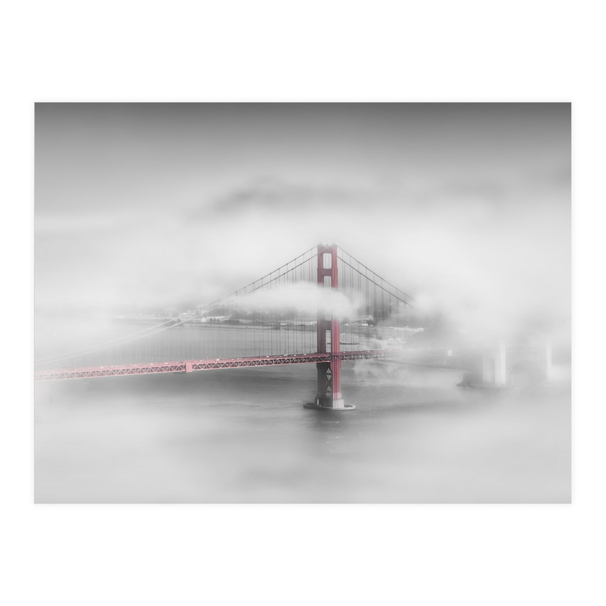Foggy Golden Gate Bridge | colorkey (Print Only)