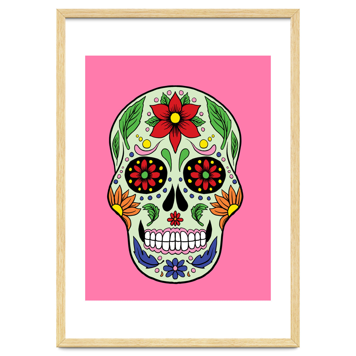 Colorful Skull I