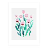 Simple pink flowers (Print Only) thumbnail