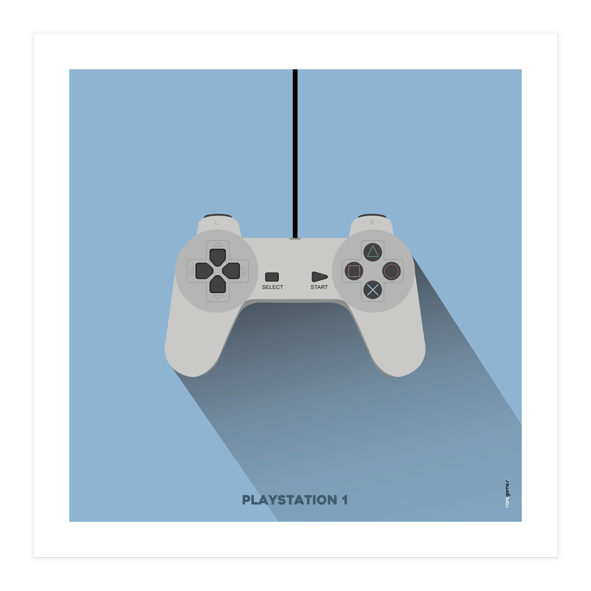 Joystick Videogames Playstation 1 (Print Only)