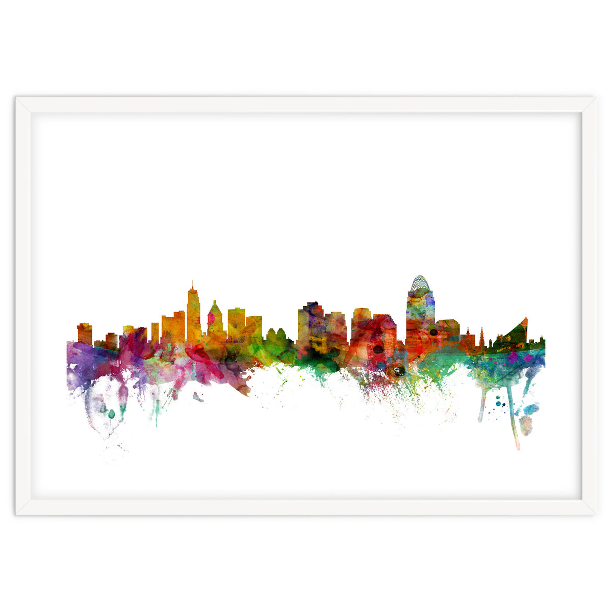 Cincinnati Ohio Skyline