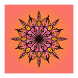 SUNSET CORAL MANDALA (Print Only) thumbnail