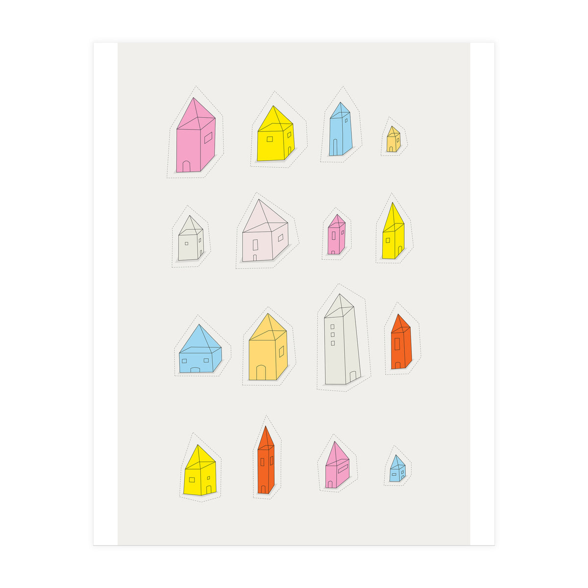 Transparent Houses (Print Only)