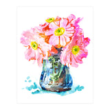 Watercolor Flower Pot (Print Only) thumbnail