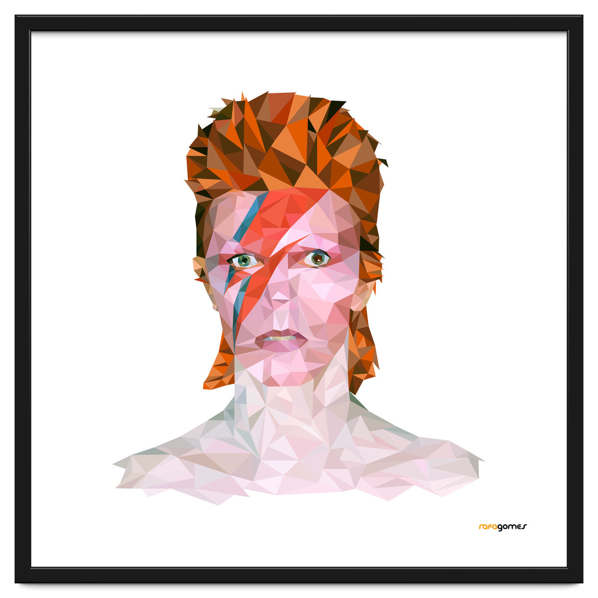 David Bowie Low Poly