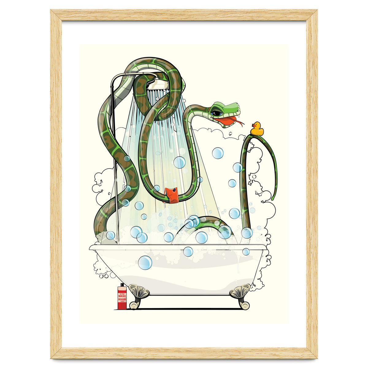 Snake in the Bath, Funny Bathroom Humour