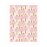 Pastel Pink Flower Pattern  (Print Only) thumbnail