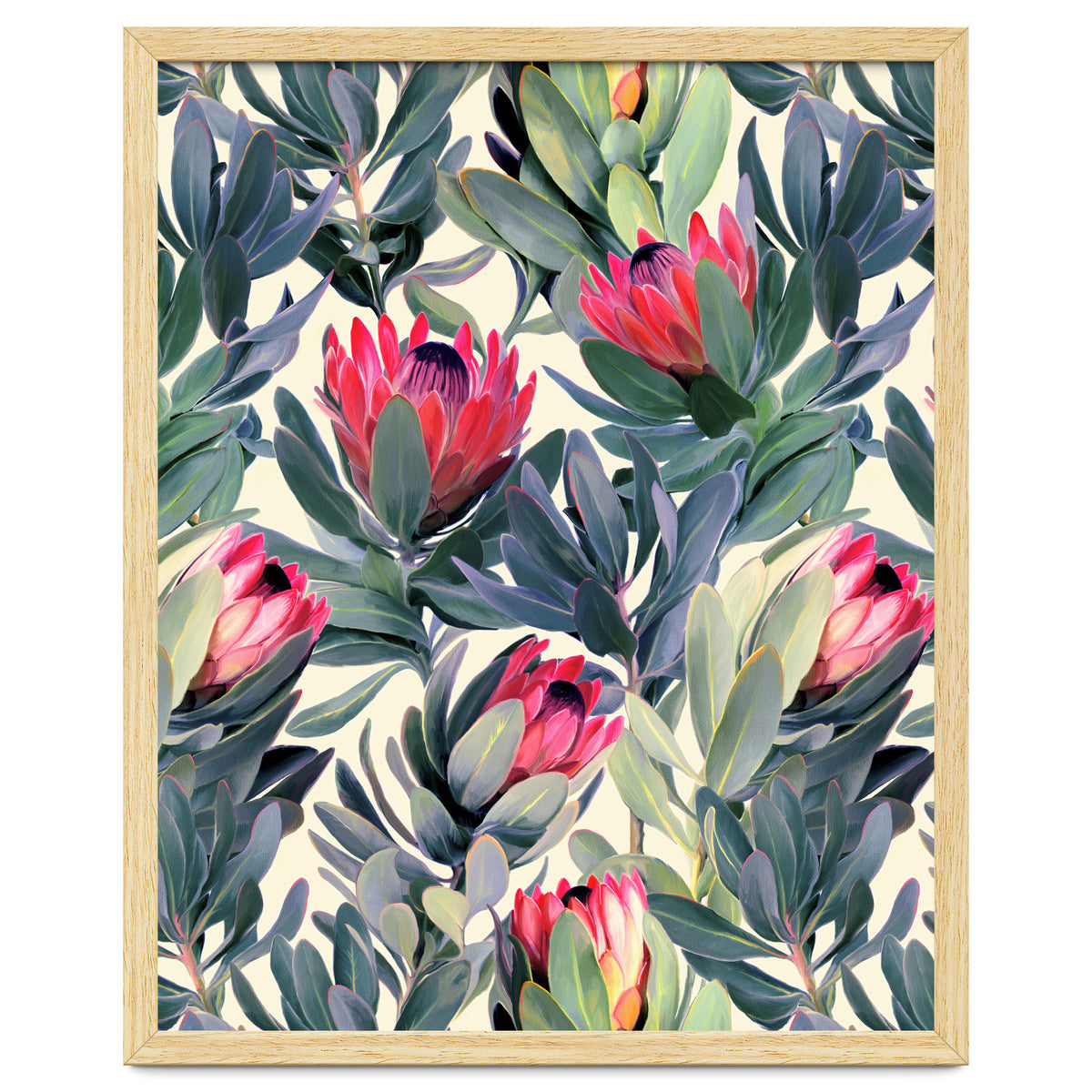 Painted Protea Pattern