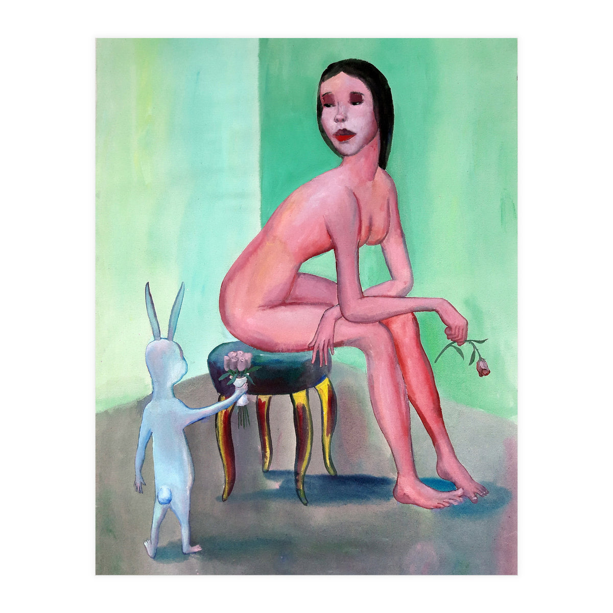 Conejo Enamorado 1 (Print Only)