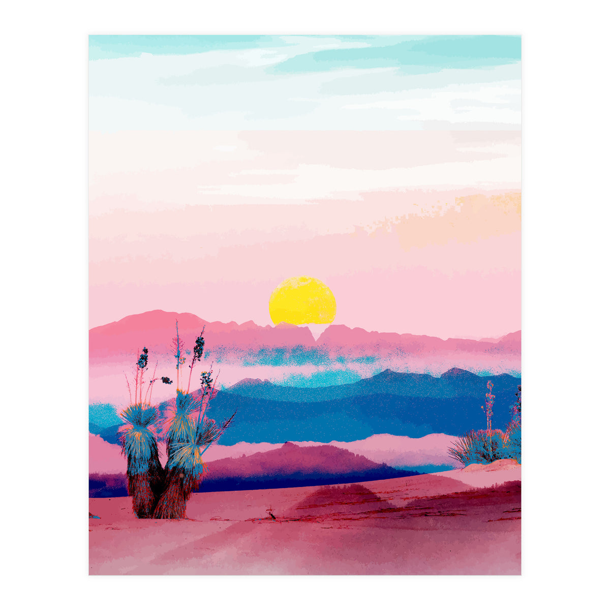 Her Heart Was Made Of Liquid Sunsets (Print Only)