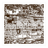 Antique Oriental Town Map  (Print Only) thumbnail