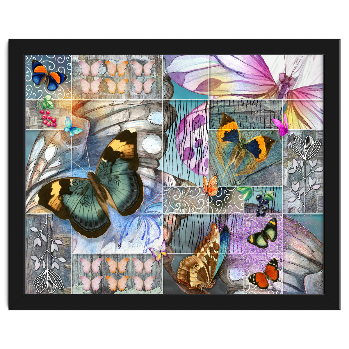 Butterfly Wings Collage