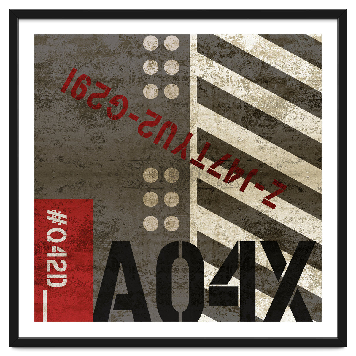 Abstract Industrial Grey Stripes