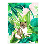 Tropical Glam Cat (Print Only) thumbnail