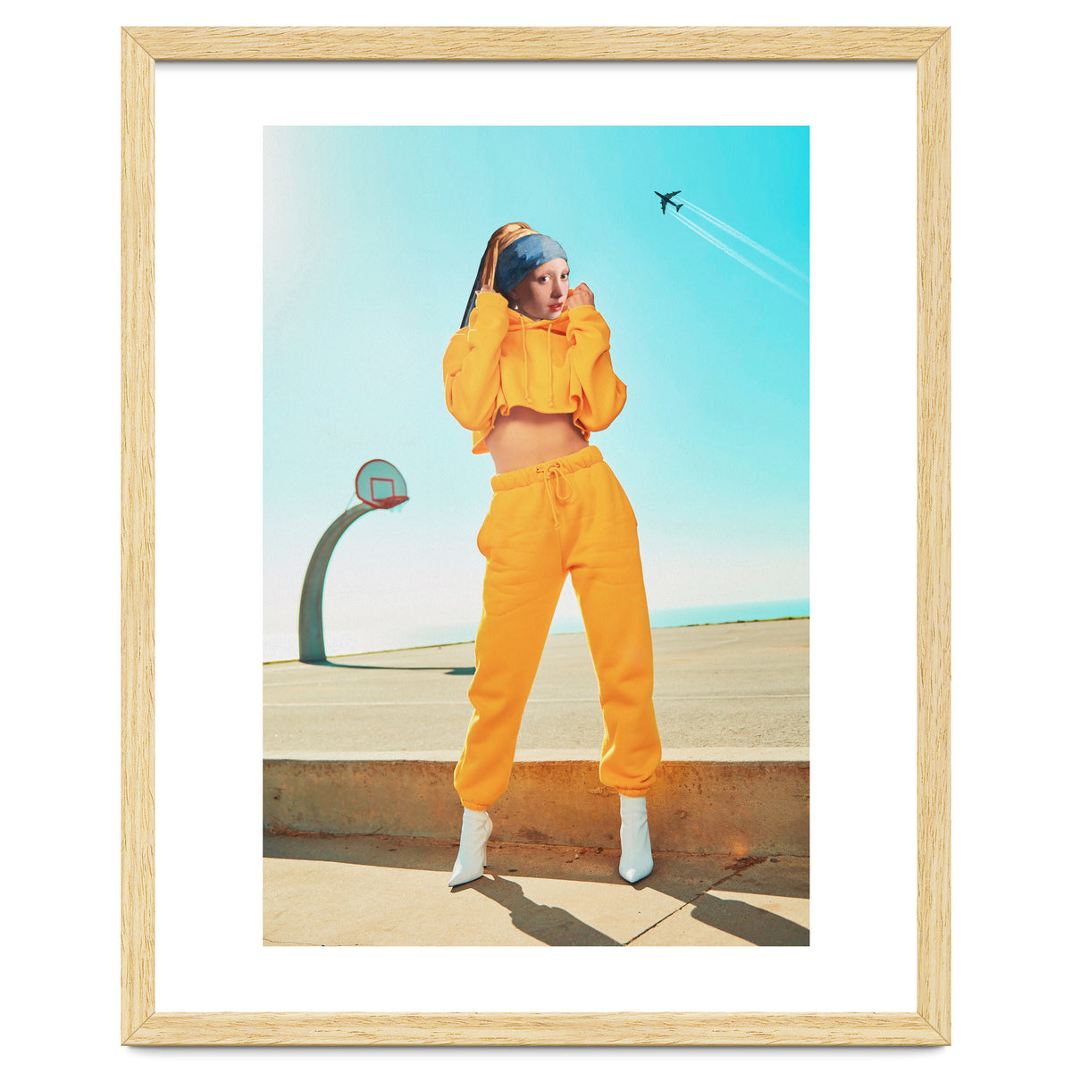 The Girl In Yellow Joggers