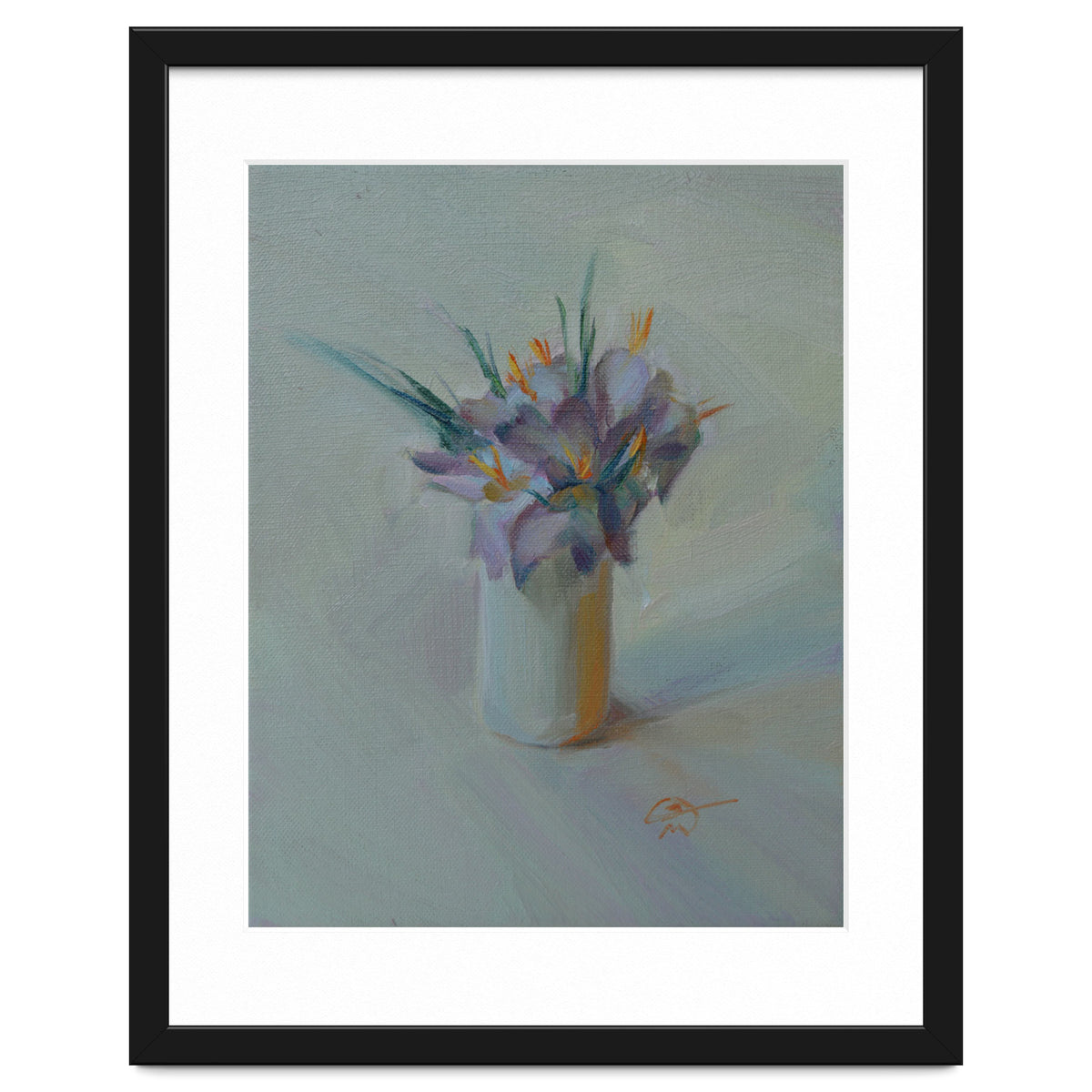 Crocuses Still Life Painting