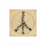 Peace And Bike Lines (Print Only) thumbnail