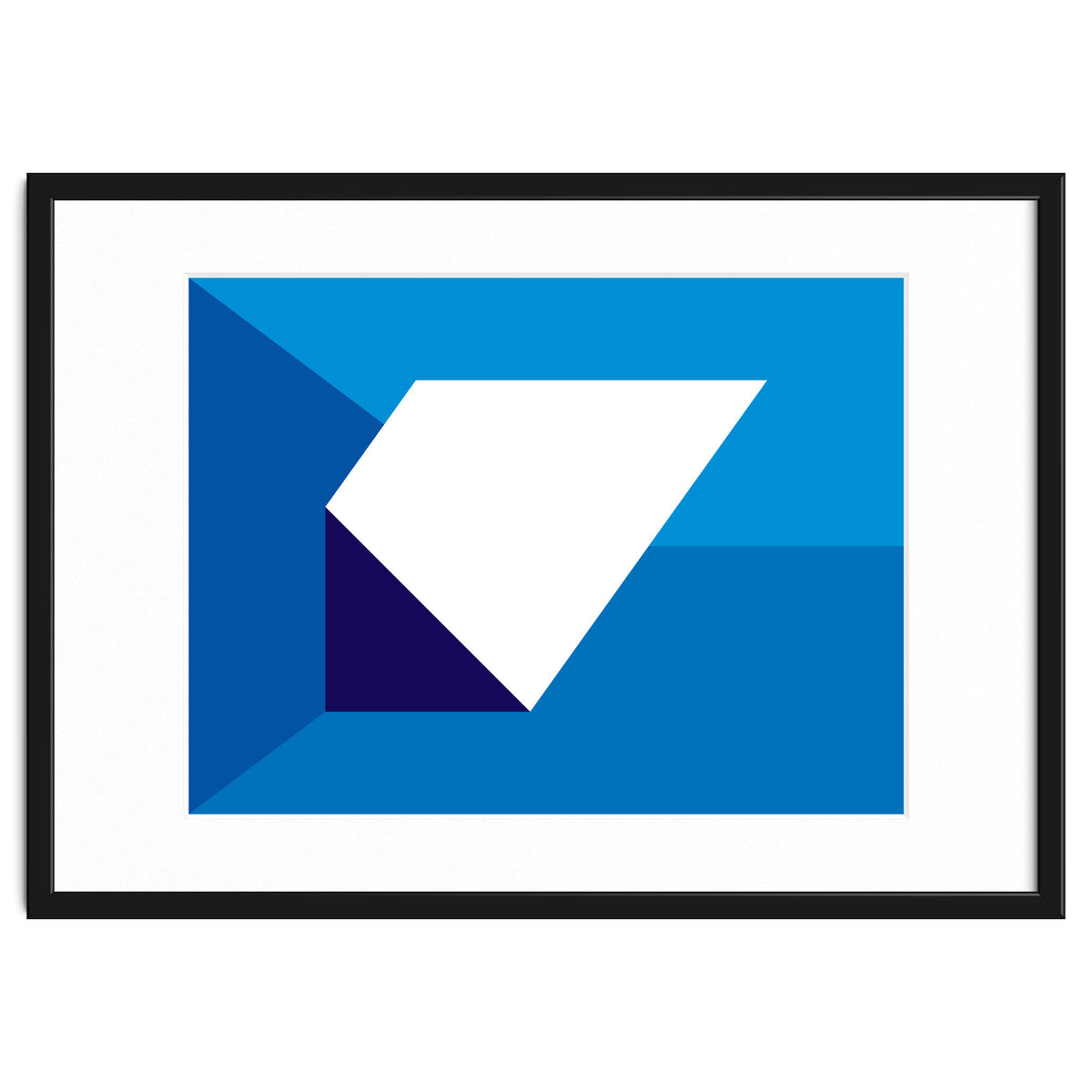 Geometric Shapes No. 32 -  blues