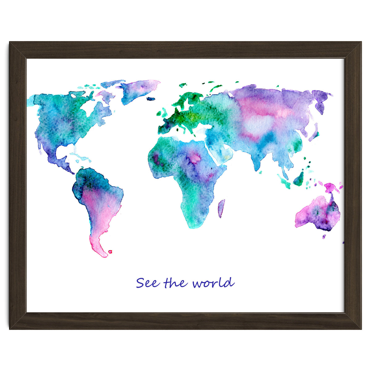 See the world || watercolor