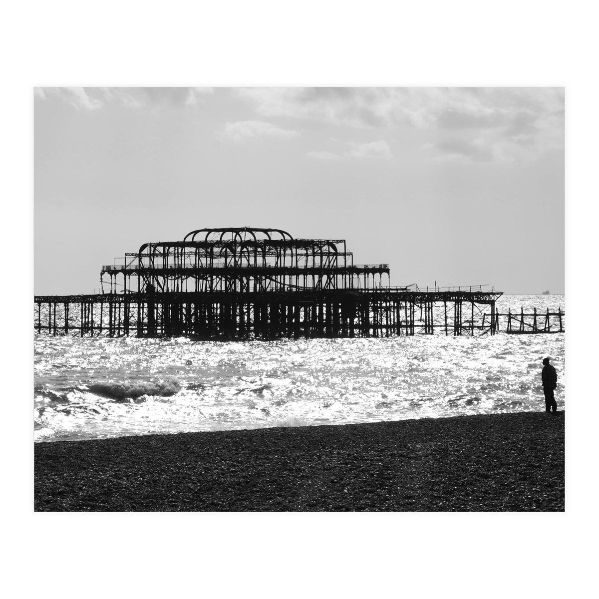 Brighton Old Pier Beach Structure (Print Only)