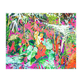Find Me Where The Tropical Things Are | Jungle Botanical Palm Colorful Painting (Print Only) thumbnail
