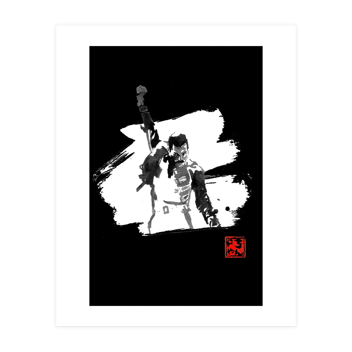 freddie in white (Print Only)