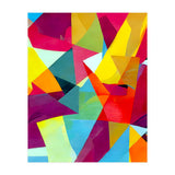 The Abstract Bohemian, Contemporary Geometric Shapes Painting, Eclectic Colorful Maximalist Modern (Print Only) thumbnail