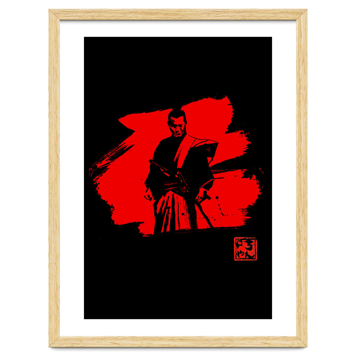 Samurai In Red