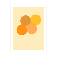 Orange circles abstract (Print Only)