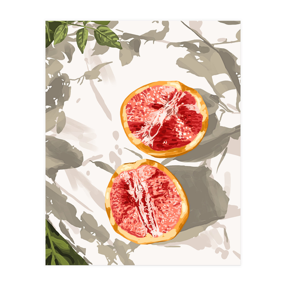 Grapefruit Kinda Zest For Life (Print Only)