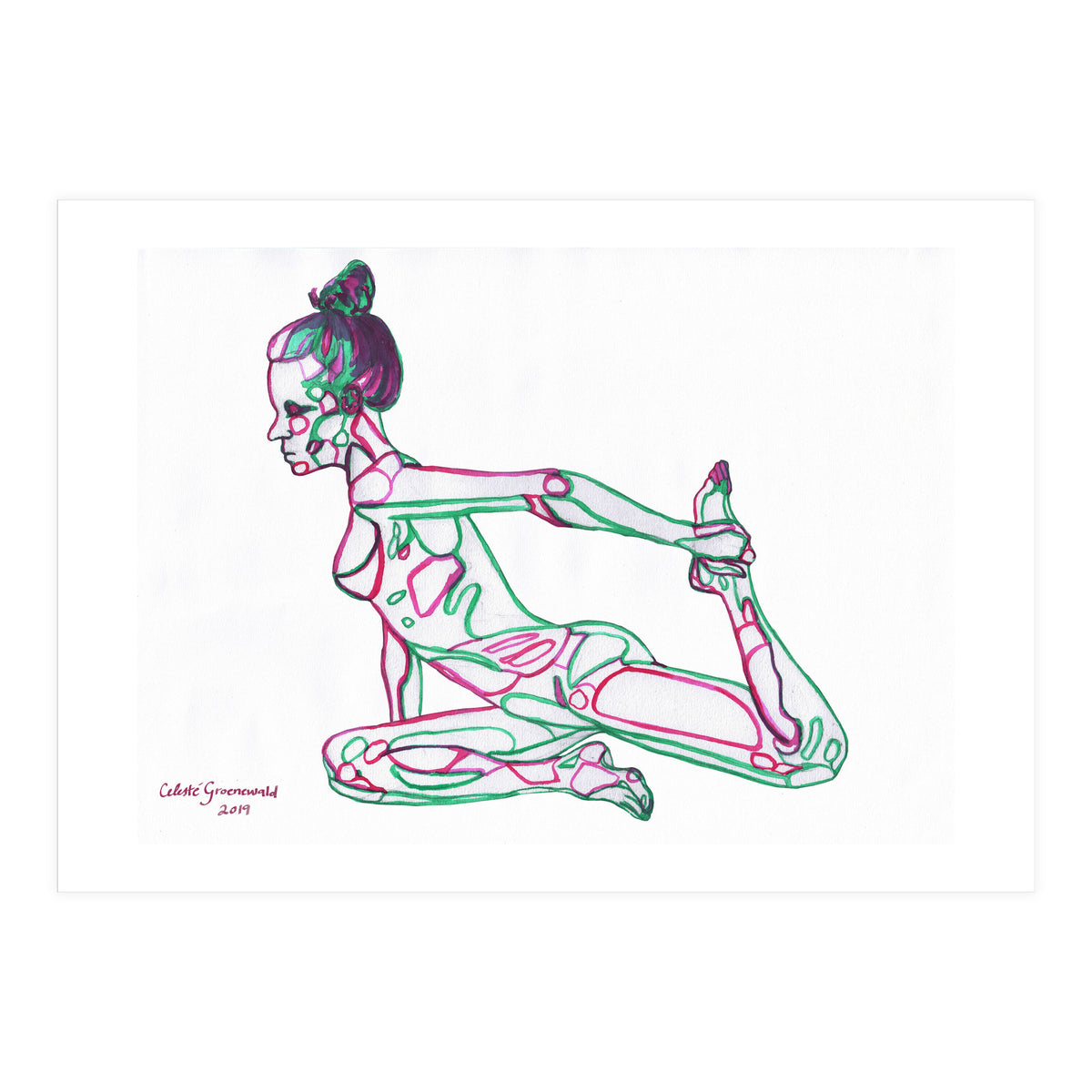 Pigeon Pose (Print Only)