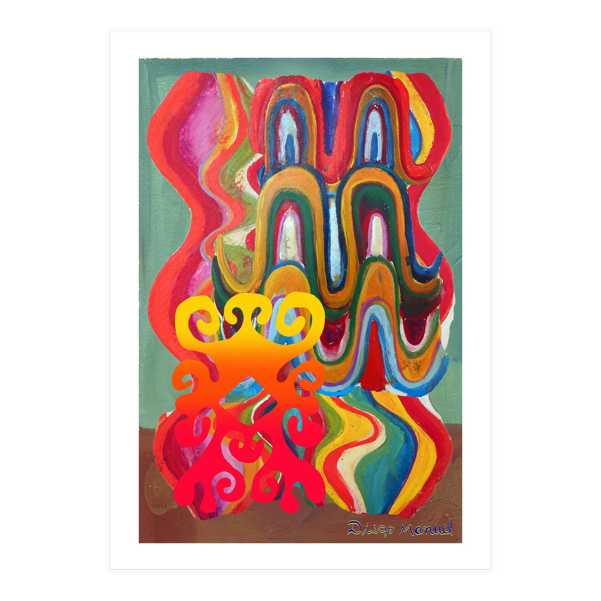 Pop Abstract Asimetrico A9 (Print Only)