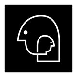 Double Head_Black (Print Only) thumbnail