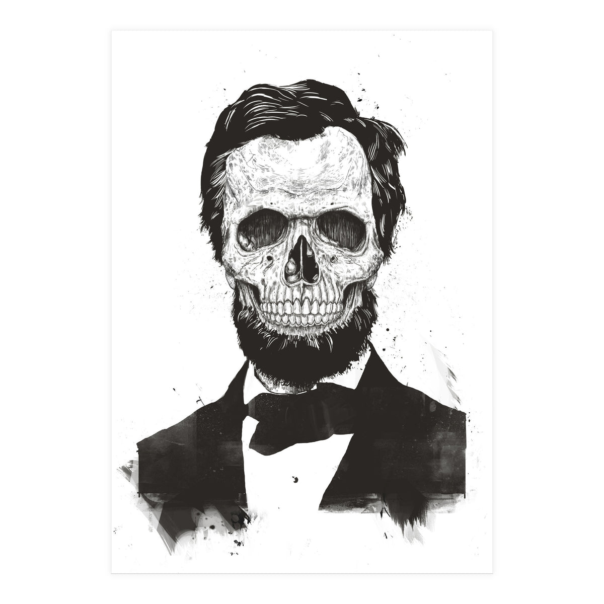 Dead Lincoln Bw (Print Only)