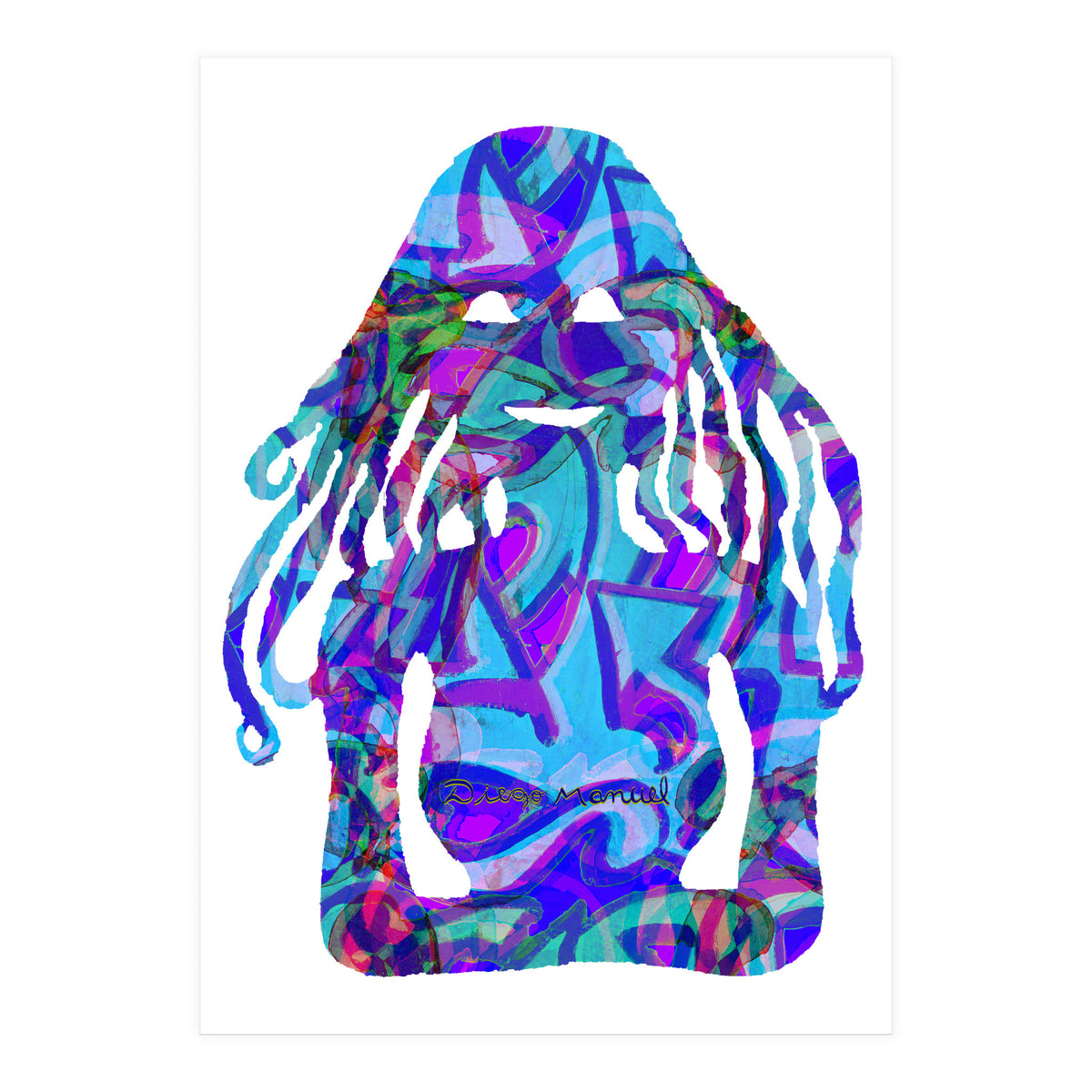 Mujer Digital 4  (Print Only)