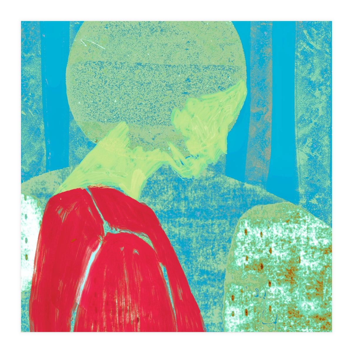 And she closed her eyes  (Print Only)