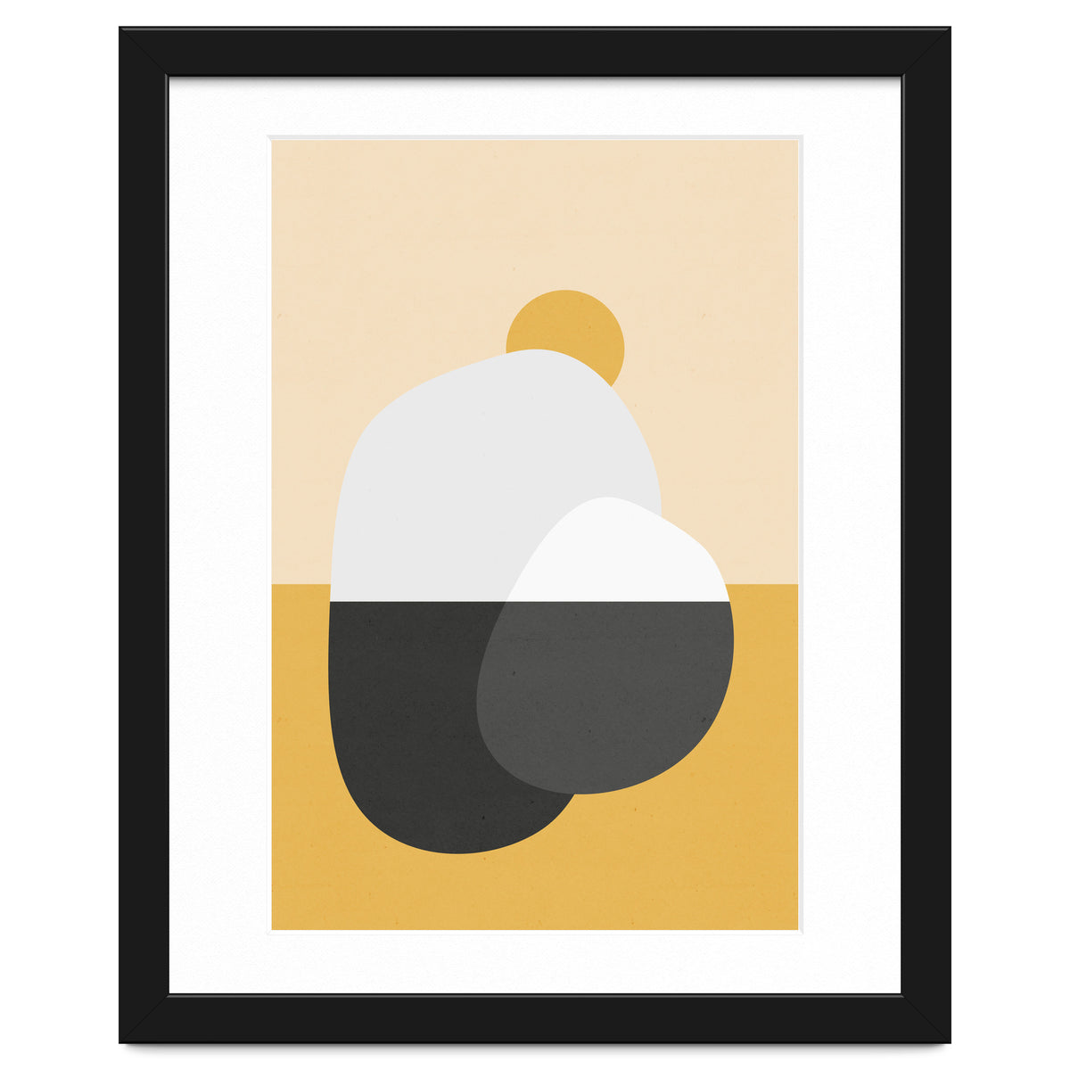 Abstract Boulders - Golden Desert