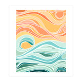 Sky And Sea Abstract (Print Only) thumbnail