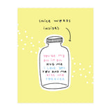 Nice Words Inside  (Print Only) thumbnail